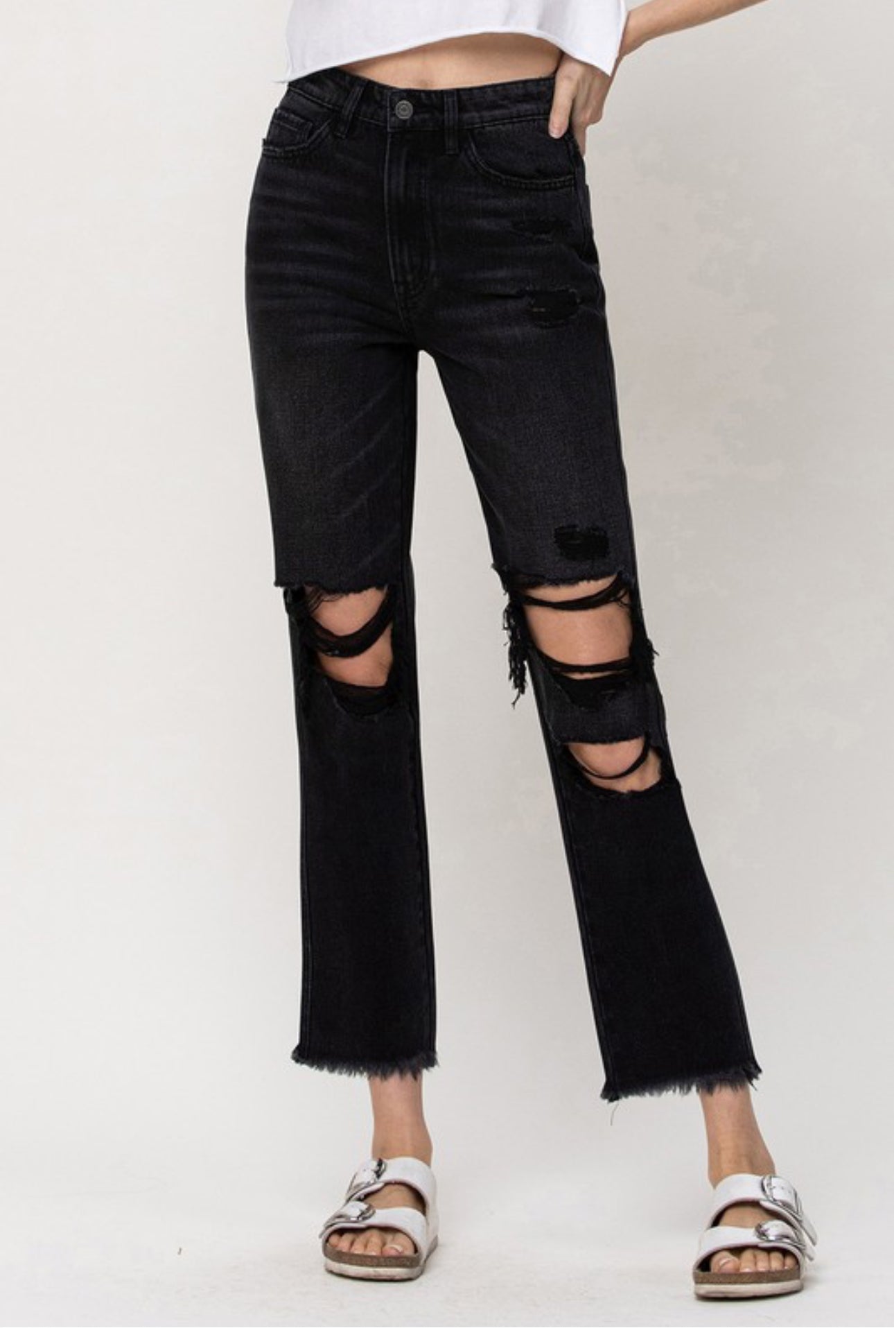 Black High Rise Jeans