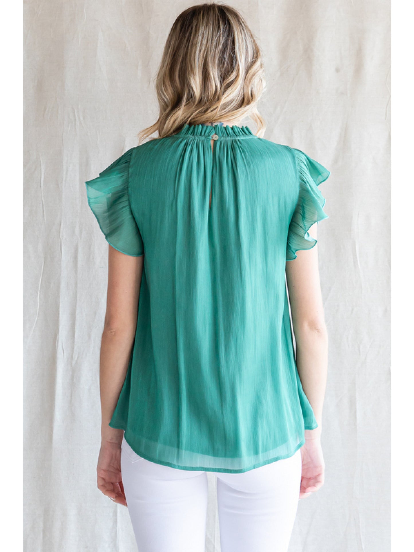 Green Shimmer Top